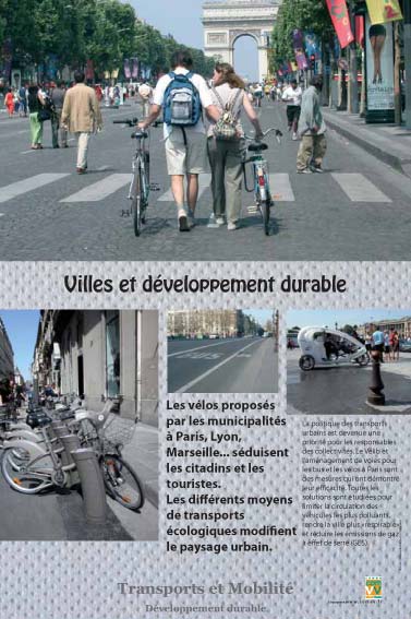 Exposition mobilité  Villes et développement durable