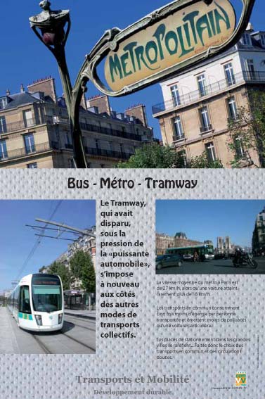 Exposition mobilité  Bus, métro, tramways