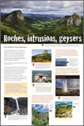 Roches, intrusions, geysers
